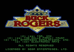 Buck Rogers - Countdown to Doomsday Title Screen